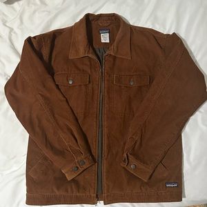 Patagonia Brown Corduroy Insulated Coat - Organic Cotton